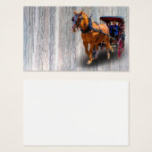 HORSE EN VERVOER VISITEKAARTJE (Voorkant /achterkant)