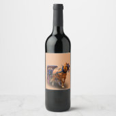 HORSE EN VERVOER WIJN ETIKET (Voorkant)