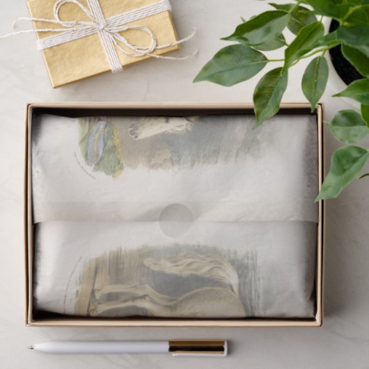 Horse Ephemera Decoupage  Arabisch Tissuepapier (Geschenk)