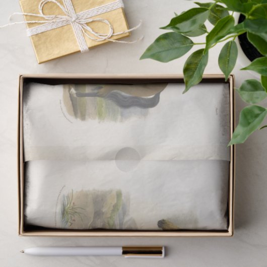 Horse Ephemera Decoupage  Brown Tissuepapier (Geschenk)