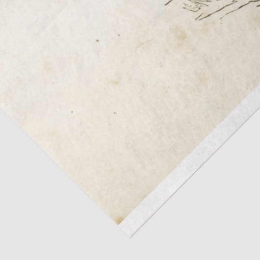 Horse Ephemera Decoupage  Frans Tissuepapier (Detail)