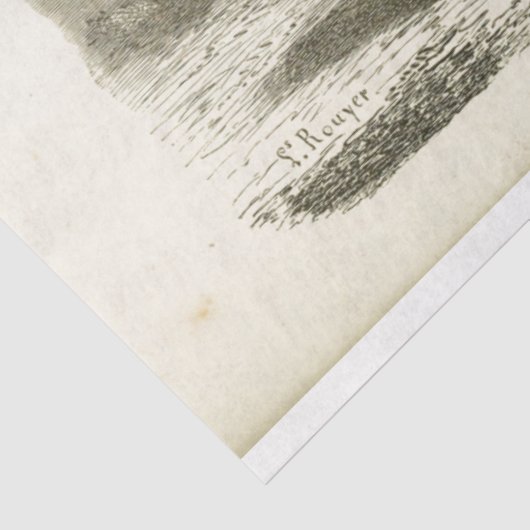 Horse Ephemera Decoupage  Frans Tissuepapier (Detail)