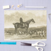 Horse Ephemera Decoupage  Man Honden Hunt Tissuepapier (Craft)