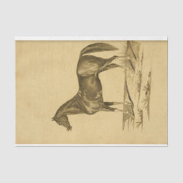 Horse Ephemera Decoupage Tissuepapier