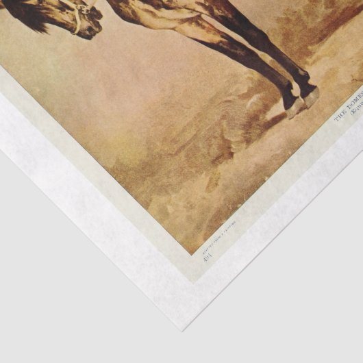  Horse Ephemera Decoupage Tissuepapier (Detail)