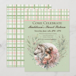Horse Equestrian Sweet Sixteen Kaart