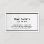 Horse Equine Horseback Riding Equestrian Classy Visitekaartje (Achterkant)