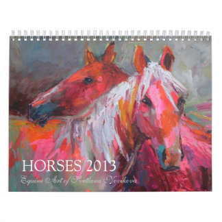 Horse Equine Wall Calendar Svetlana Novikova Kalender