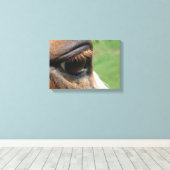 Horse Eye Canvas Afdruk (Insitu (Houten vloer))