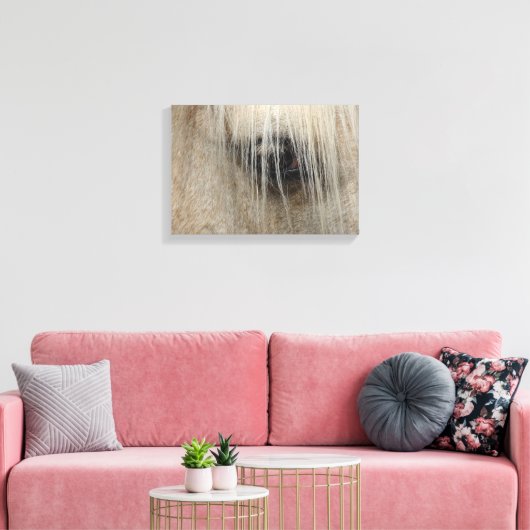 Horse Eye Canvas Afdruk (Insitu (Woonkamer))