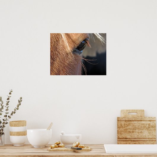 Horse Eye Poster (Keuken)