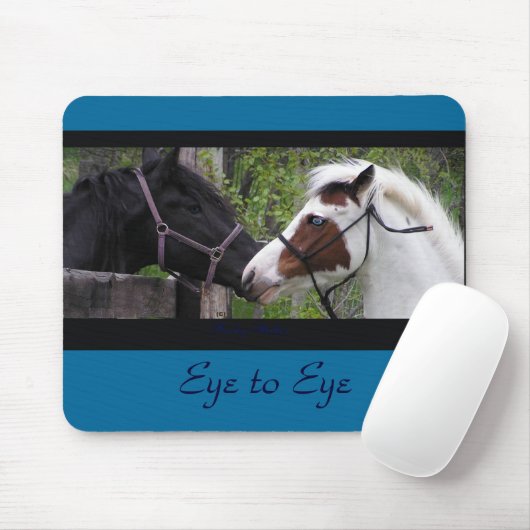 Horse Eyes Mousepad Muismat (Met muis)