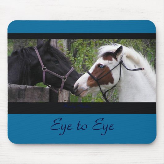 Horse Eyes Mousepad Muismat (Voorkant)