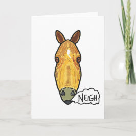 Horse Face Neigh Kaart
