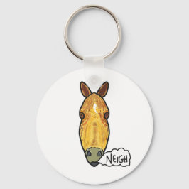 Horse Face Neigh Sleutelhanger