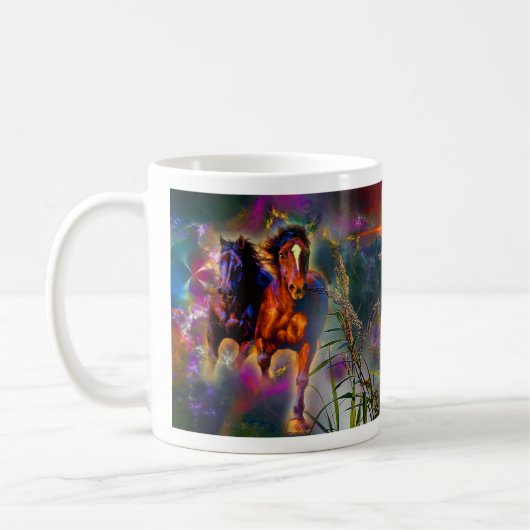 Horse Fantasy Koffiemok (Links)