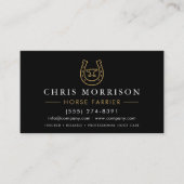 Horse Farrier QR Code Visitekaartje (Voorkant)