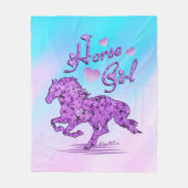 Horse Fleece Blanket (Voorkant)