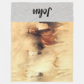 Horse Fleece Blanket Deken (Voorkant)