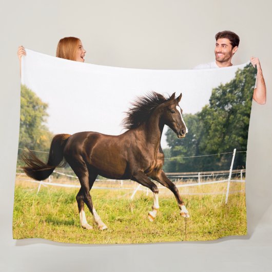 HORSE FLEECE DEKEN (In situ)