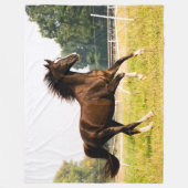 HORSE FLEECE DEKEN (Voorkant)
