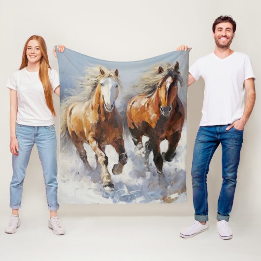 Horse Fleece Deken (In situ)