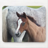 Horse Foal Art Mousepad Muismat (Voorkant)