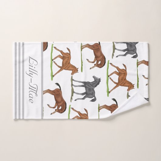 Horse Foals Bad Handdoek (Handdoek)