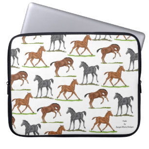 Horse Foals Laptop Sleeve