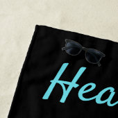 Horse Gallop een meisje dat van paarden houdt, gep Strandlaken (In situ)