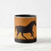 Horse Galloping Southwestern Coffee Mok (Midden)