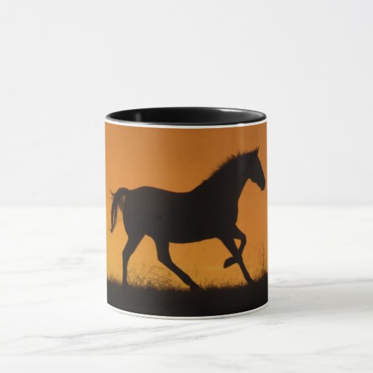 Horse Galloping Southwestern Coffee Mok (Midden)