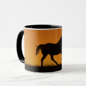 Horse Galloping Southwestern Coffee Mok (Voorkant links)