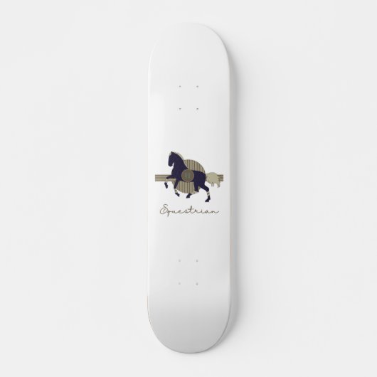 horse galop HORSES equestrian Persoonlijk Skateboard (Voorkant)