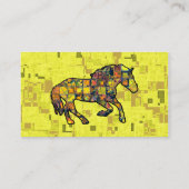 HORSE GESCHIKTE Visitekaartjes LOPEN (Achterkant)