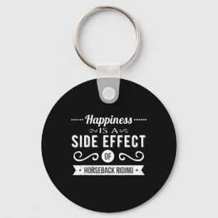 Horse Gezegde Happiness is een neveneffect paard Sleutelhanger