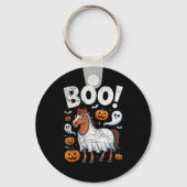 Horse Ghost Costume Funny Equestrian Horses Lover  Sleutelhanger (Voorkant)