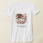Horse Girl Birthday T-shirt (Laagn)
