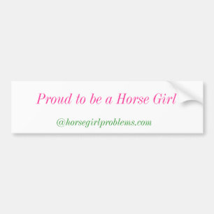 Horse Girl Bumpersticker