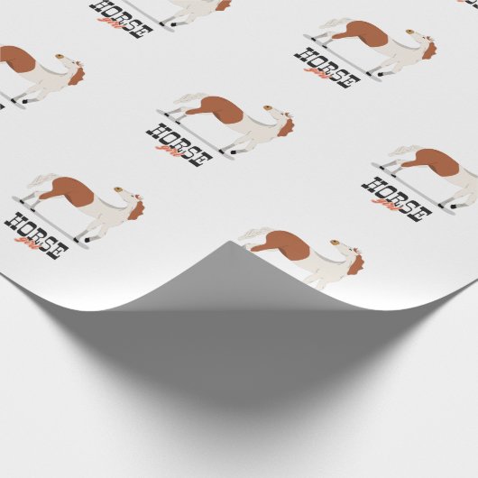 Horse Girl Cadeaupapier (Hoek)