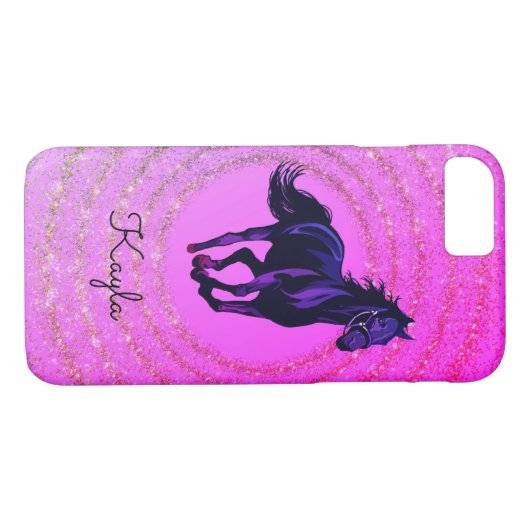 Horse Girl Case-Mate iPhone Case (Achterkant (Horizontaal))