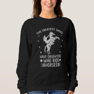 Horse Girl Daughter Vaderdag Horse Rac Trui