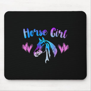 Horse Girl Gift voor Paardenliefhebber Vrouwen Tee Muismat