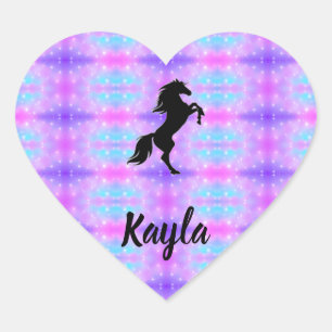 Horse Girl Hart Sticker