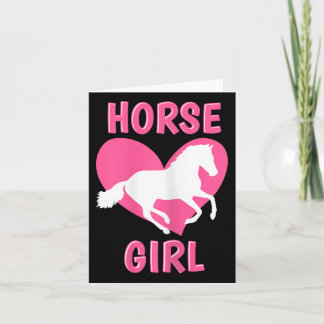 Horse Girl Horseback Riding Equestrian Horse Lover Kaart