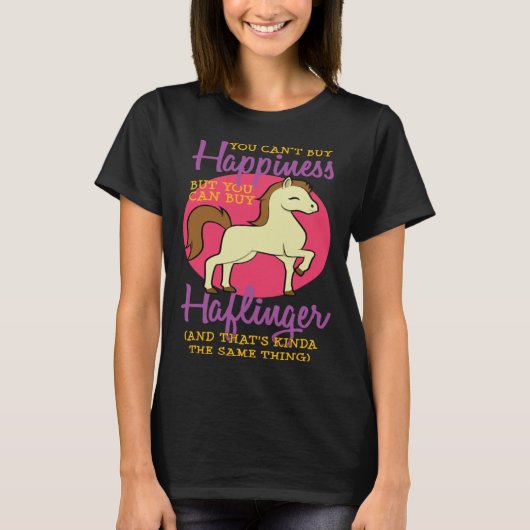Horse Girl Horseback Riding Halfinger Lover Thorou T-shirt (Voorkant)