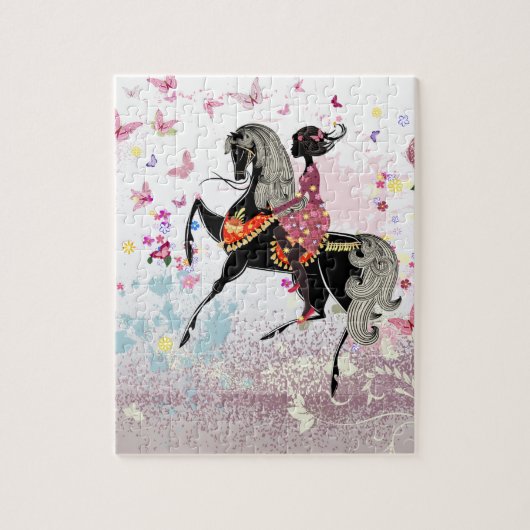 Horse Girl Legpuzzel (Verticaal)
