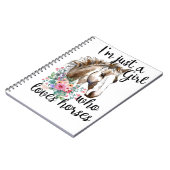 Horse Girl Notitieboek (Linkerzijde)