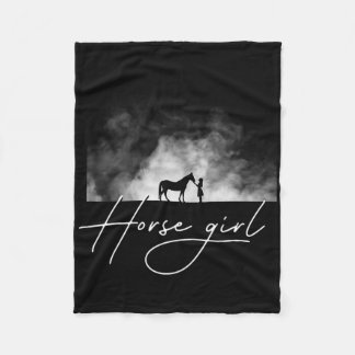 Horse Girl Paardrijden Kleding - Paard Fleece Deken