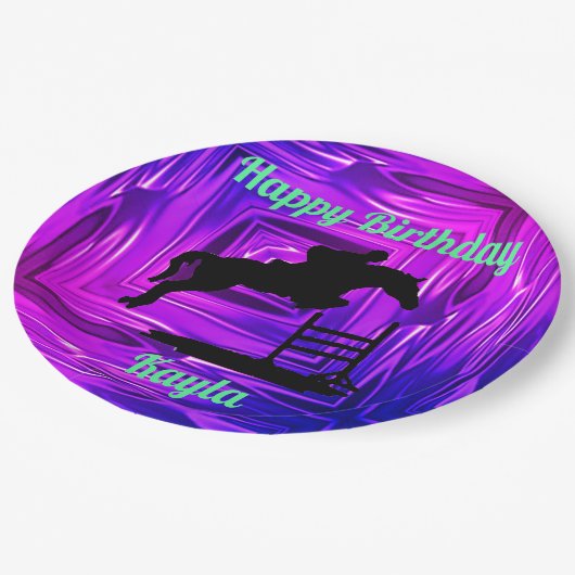 Horse Girl Papieren Bordje (Gekanteld)